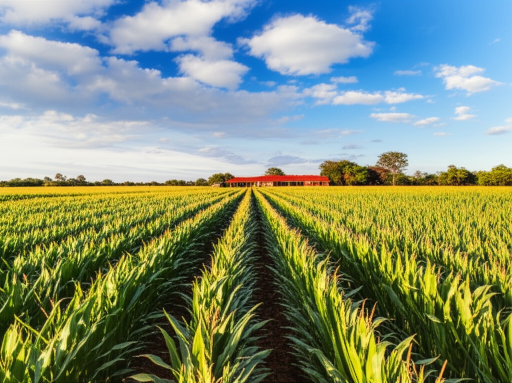 Plantação de milho - agricultura